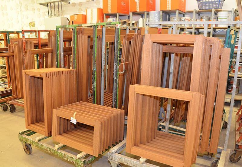 процесс производства деревянных окон компании ОкнаБау